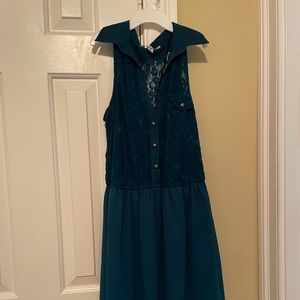 Speechless Teal dress